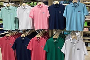 Apparel - t-shirts, polos, institutional wear